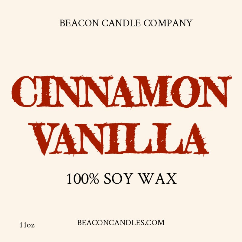 Cinnamon Vanilla Candle - 11 oz