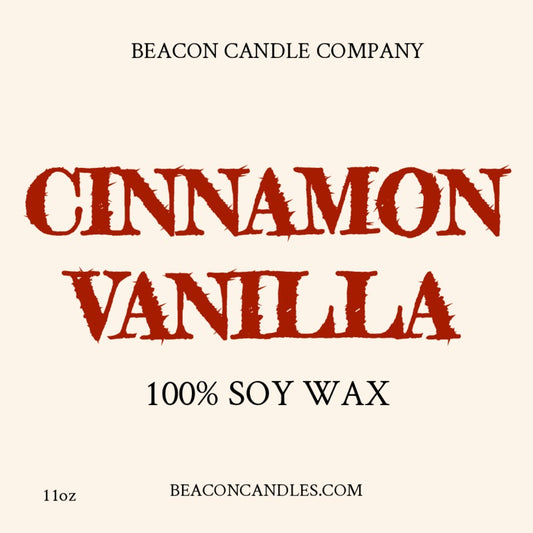 Cinnamon Vanilla Candle - 11 oz